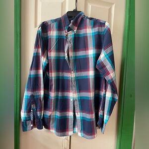 J. Crew Multicolor Plaid Button Down Shirt